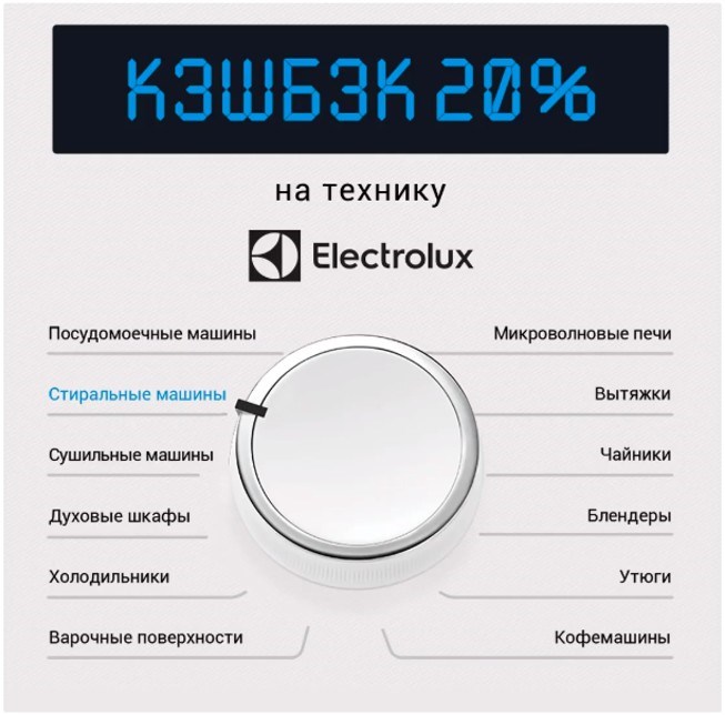  20%   Electrolux   