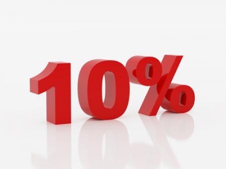  10%   